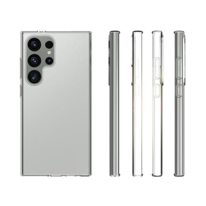 A-One Brand - Galaxy S24 Ultra Mobilskal Vattenstämpelfri TPU - Transparent