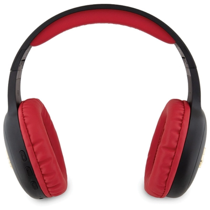 Hello Kitty - Hello Kitty On-Ear Hörlurar Bluetooth Metal Logo - Svart/Röd