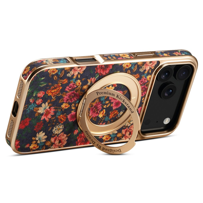 A-One Brand - iPhone 17 Pro Max Mobilskal MagSafe Electroplated Floral A22