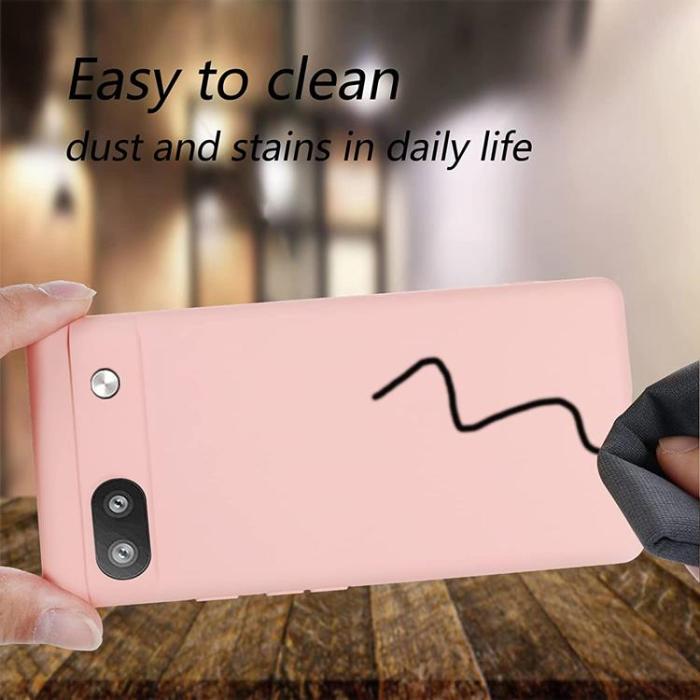 A-One Brand - Google Pixel 6a Skal Liquid Silicone - Rosa