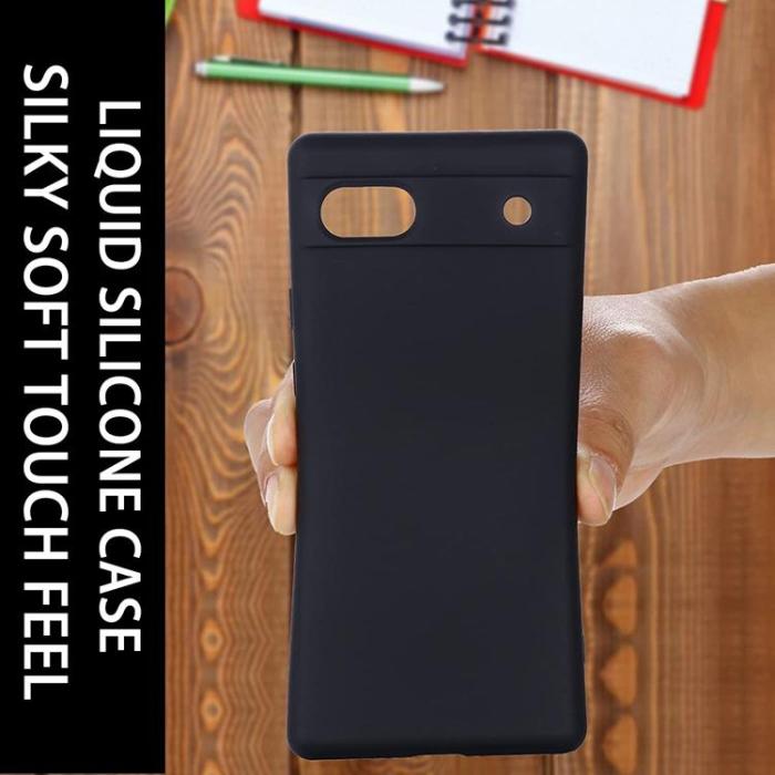 A-One Brand - Google Pixel 6a Skal Liquid Silicone - Svart