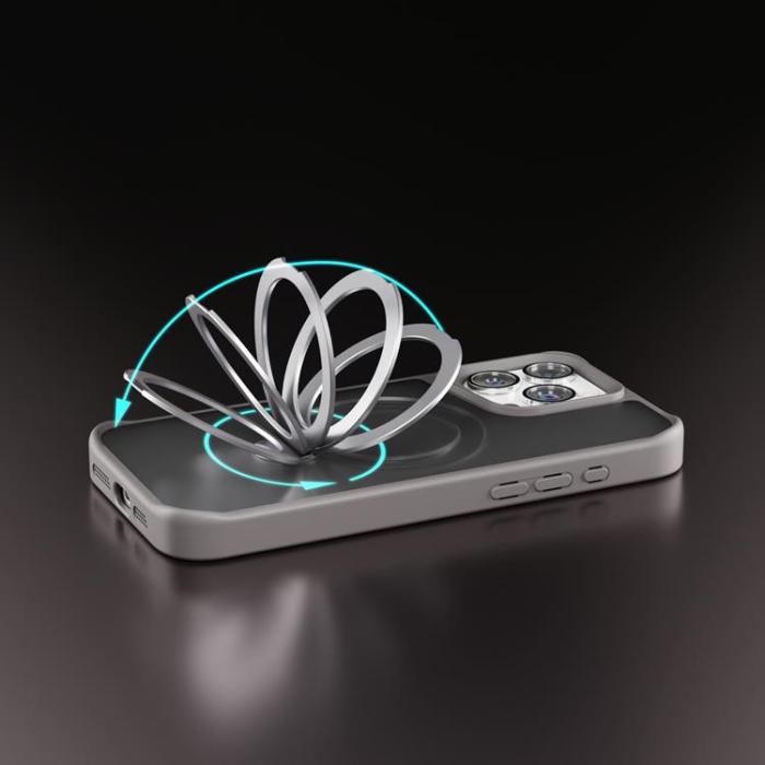 Etteri - Etteri iPhone 14 Pro Mobilskal MagSafe Matt Ring - Grå