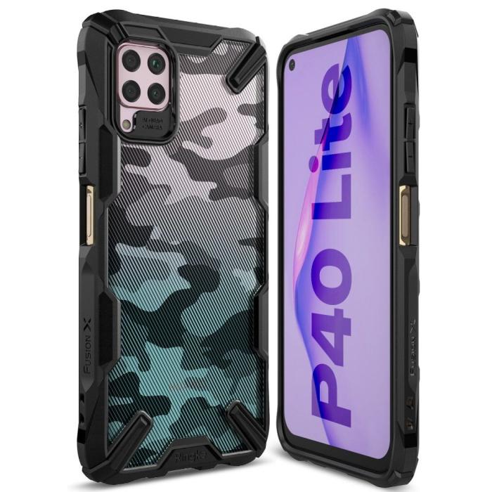 UTGATT5 - Ringke Fusion X Huawei P40 Lite Camo Black