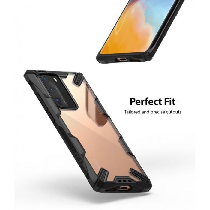 UTGATT5 - RINGKE Fusion X mobilskal till Huawei P40 Pro Camo Black
