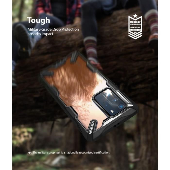 UTGATT5 - RINGKE Fusion X mobilskal till Huawei P40 Pro Camo Black