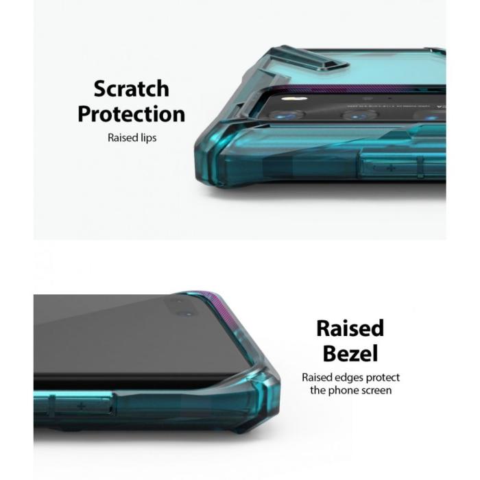 UTGATT5 - RINGKE Fusion X mobilskal till Huawei P40 Pro Turquoise Green