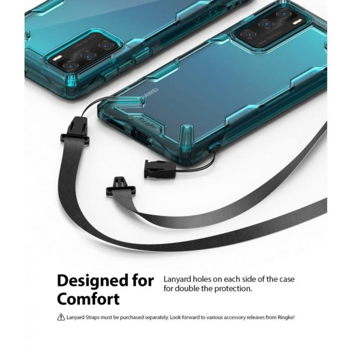 UTGATT5 - RINGKE Fusion X mobilskal till Huawei P40 Turquoise Green