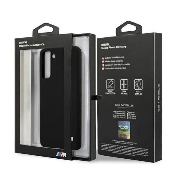 BMW - BMW Silicone M Collection Skal Galaxy S21 Plus 5G - Svart