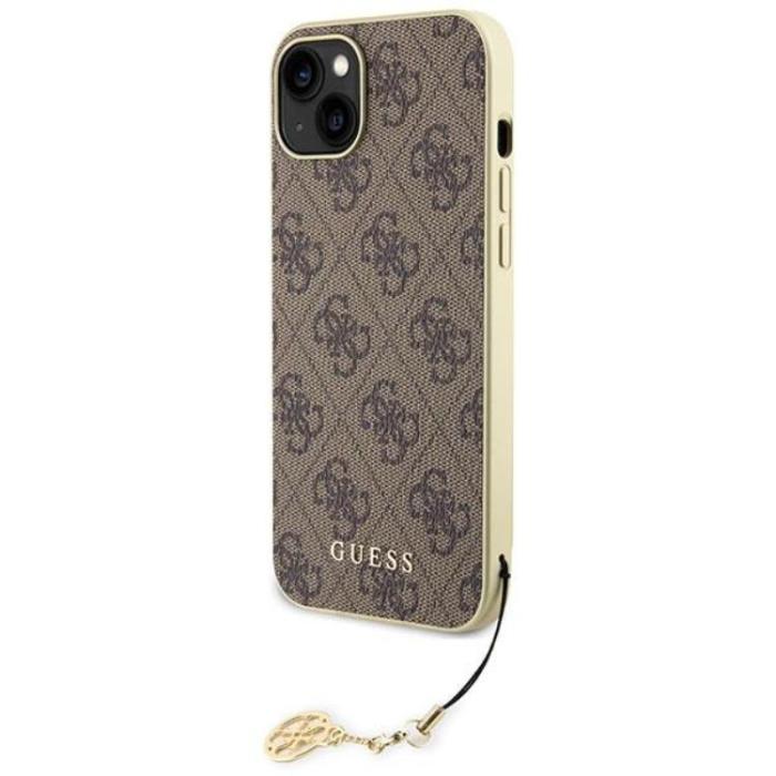 Guess - Guess iPhone 15 Plus Mobilskal Charms Collection - Brun