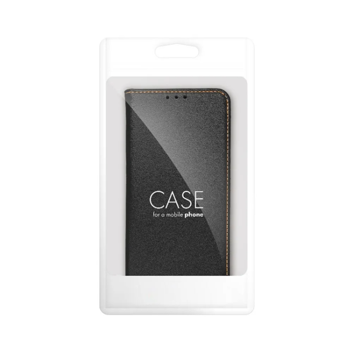 OEM - Xiaomi Redmi 14C Plånboksfodral Smart Pro Äkta Läder - Svart