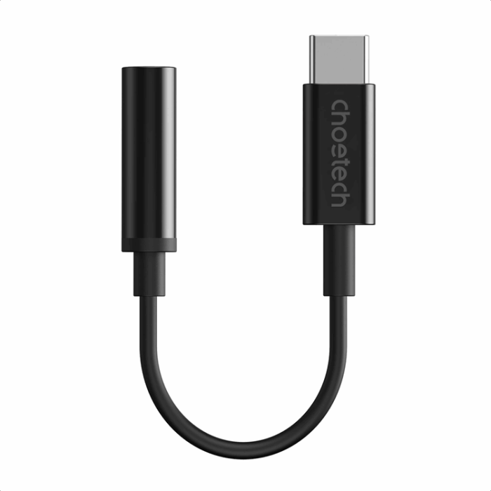 Choetech - Choetech USB-C till Ljudadapter DC 3.5 mm - Svart