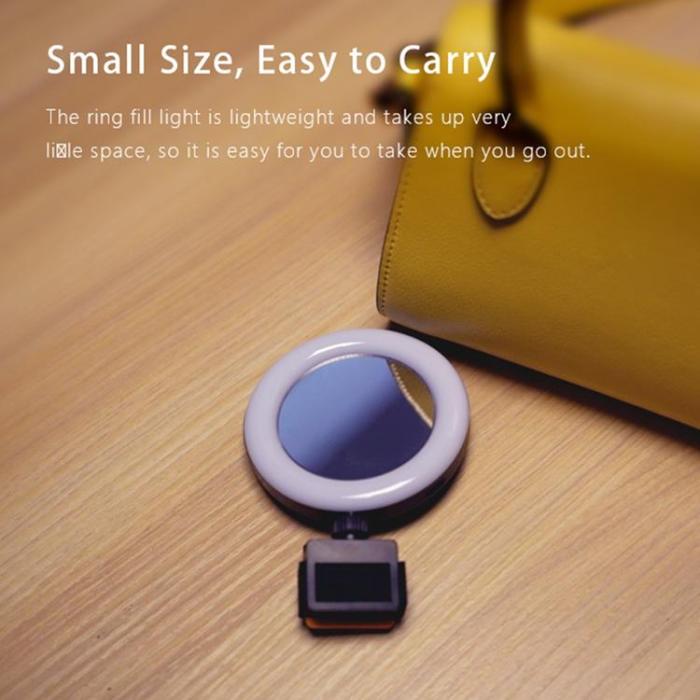 OEM - Laptop Mobil Clip-on Fyllningslampa 600mAh Sminkspegel SP-SJBGD