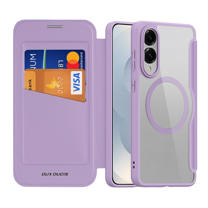 Dux Ducis - Dux Ducis Galaxy S25 Edge Plånboksfodral MagSafe Skin X Pro