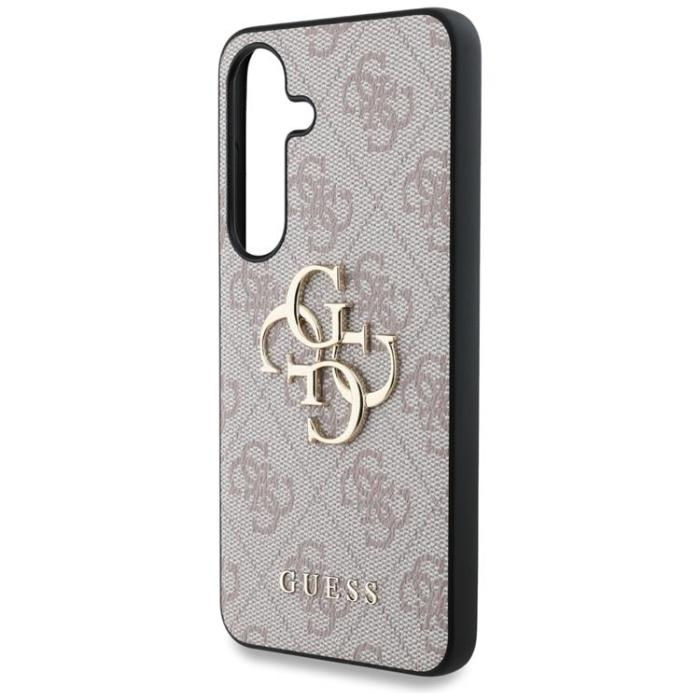 Guess - Guess Galaxy S25 Mobilskal Big 4G Logo Classic - Rosa