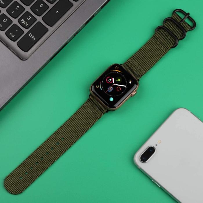 UTGATT - Tech-Protect Scout Band Apple Watch 4/5/6/7/8/Se/Ultra (42/44/45/49 mm) Grön