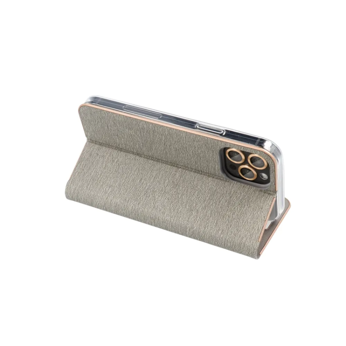 OEM - Xiaomi Redmi 14C Plånboksfodral Luna Gold - Silver