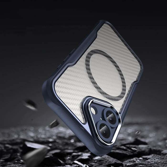 OEM - iPhone 16 Mobilskal MagSafe Silikon Leading - Blå