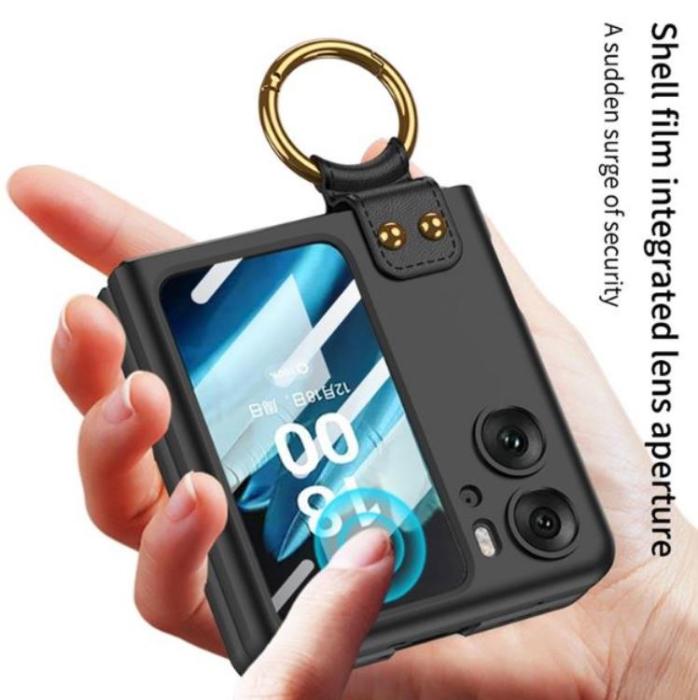 OEM - Oppo Find N2 Flip Mobilskal Ringhållare Kickstand - Lila