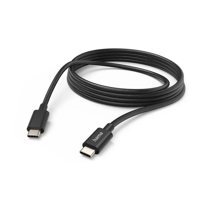 Hama - Hama USB-C Till USB-C 3m Kabel - Svart