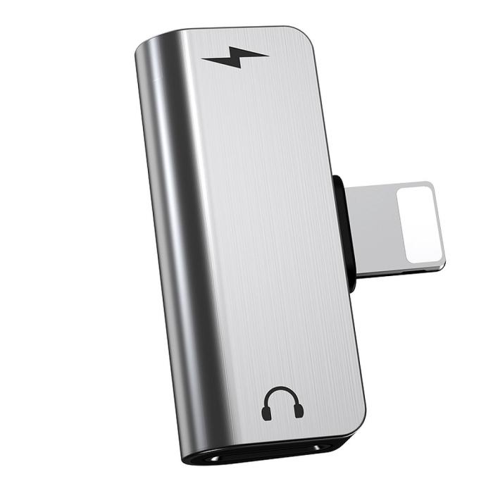 UTGATT1 - HOCO adapter audio 2in1 iPhone Lightning 8-pin