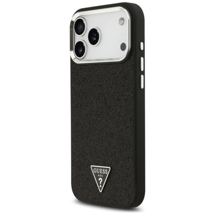 Celly - Guess iPhone 18 Pro Max/17 Pro Max Mobilskal MagSafe Glitter Triangle Logo
