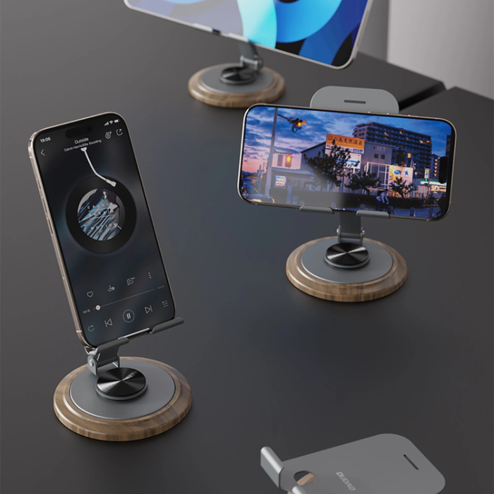 Dudao - Dudao Mobilställ i metall 360° - Grått
