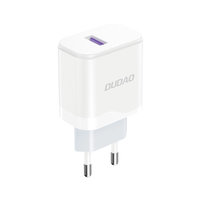 Dudao - Dudao Väggladdare A20EU 18W + Lightning Kabel - Vit