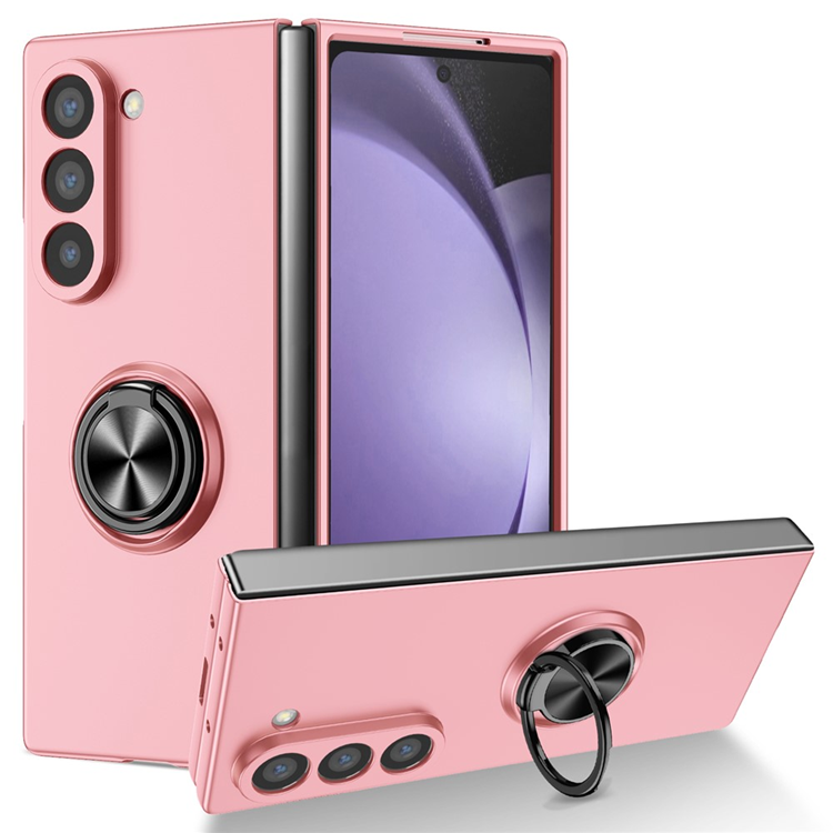 Galaxy Z Fold7 5G Mobilskal Rotatable Ring Kickstand - Rosa | 2353 | AlltMobil