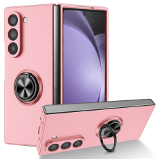A-One Brand - Galaxy Z Fold7 5G Mobilskal Rotatable Ring Kickstand - Rosa