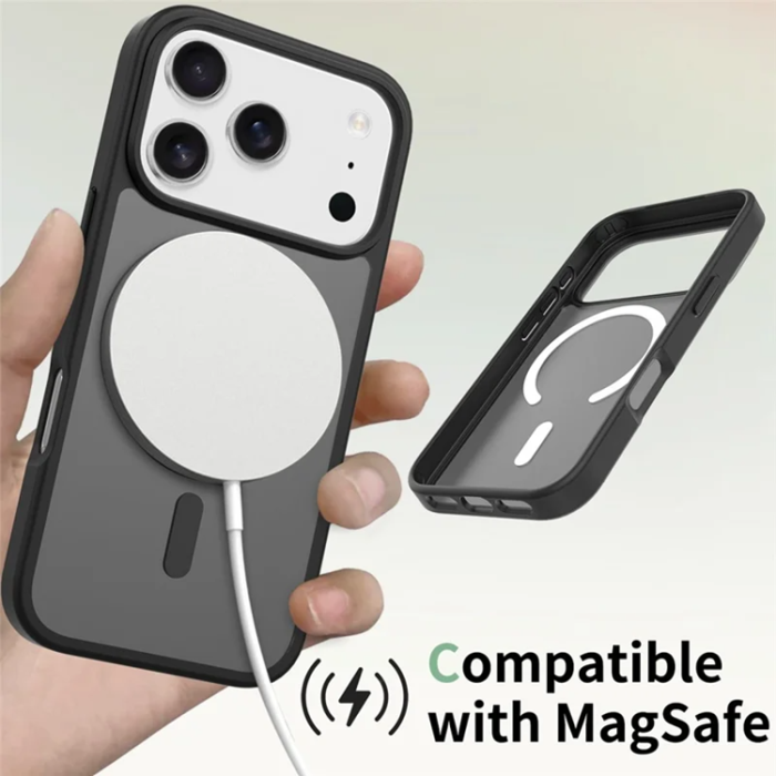 Boom of Sweden - BOOM iPhone 17 Pro Mobilskal MagSafe TPU Ram Acrylic - Svart
