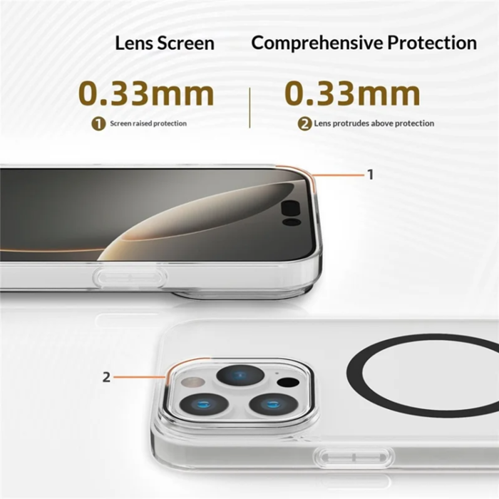 A-One Brand - iPhone 15 Pro Mobilskal MagSafe Compatible Protective
