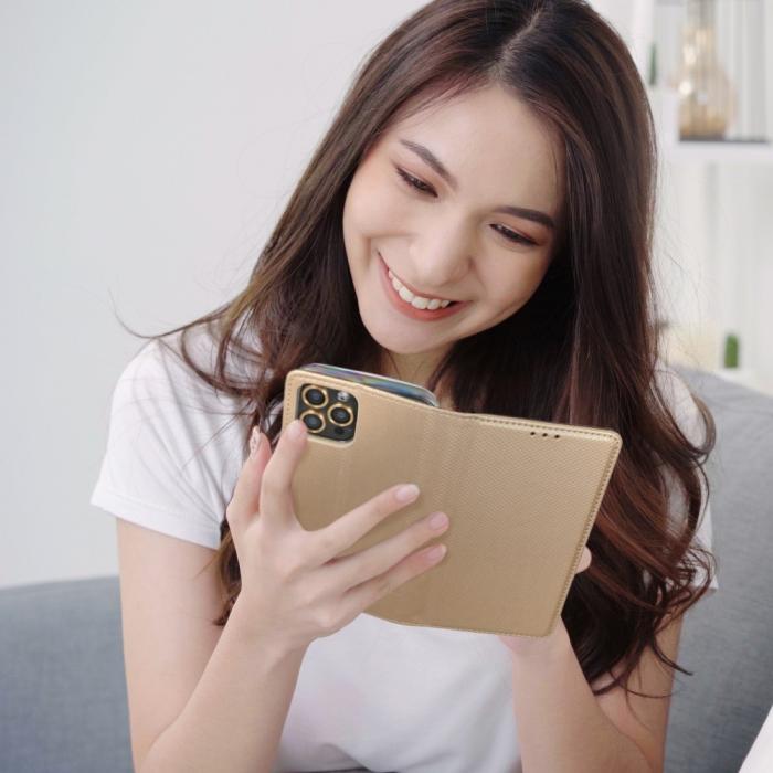 OEM - Smart Plånboksfodral till Samsung Galaxy J5 2016 Guld