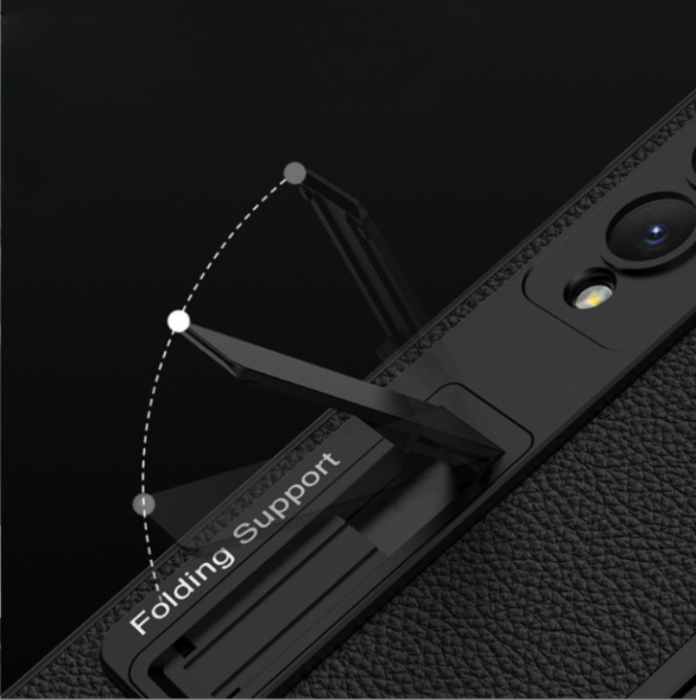 GKK - GKK Galaxy Z Fold 4 Skal Bracket Stripped - Vit