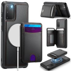 OEM - JEEHOOD Mobilskal till Samsung Galaxy S20 5G Konstl&auml;der - Svart