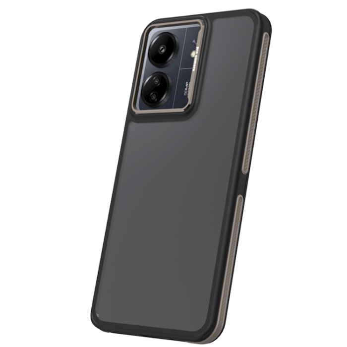 OEM - Xiaomi Poco C65/Redmi 13C 5G/4G Mobilskal Crystal Black - Grå