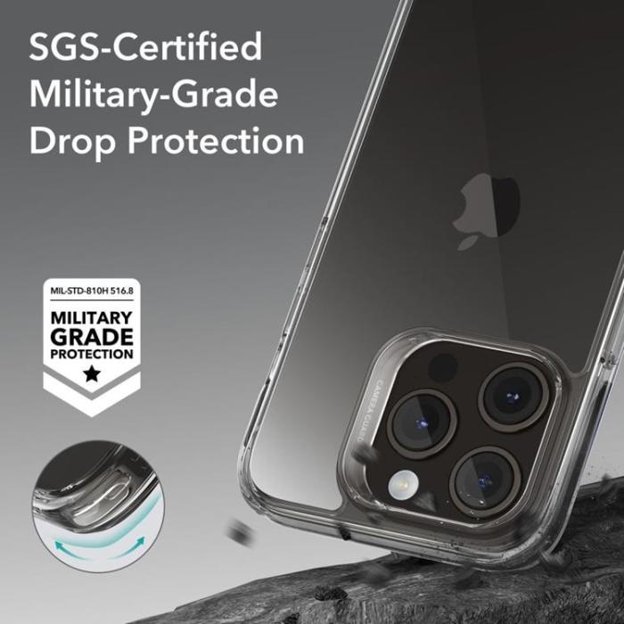 UTGATT - ESR iPhone 15 Pro Mobilskal Ice Shield - Clear
