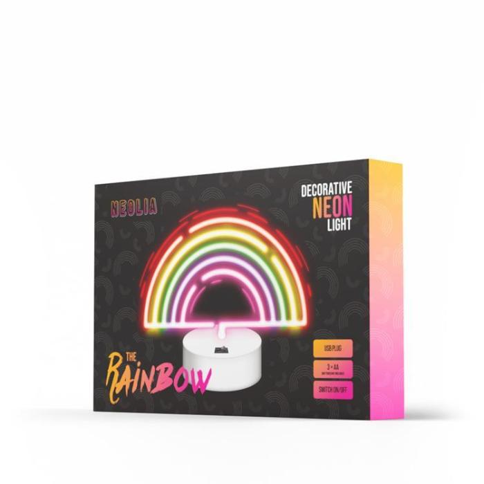 Neolia - Neolia LED Neon Light RAINBOW På Stativ NNE09 - Flerfärgad