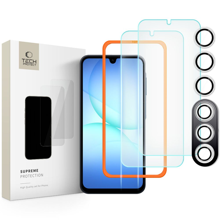 [3-Pack] Tech-Protect Galaxy A17 4G/5G Härdat Glas Skärmskydd | 5468 | AlltMobil