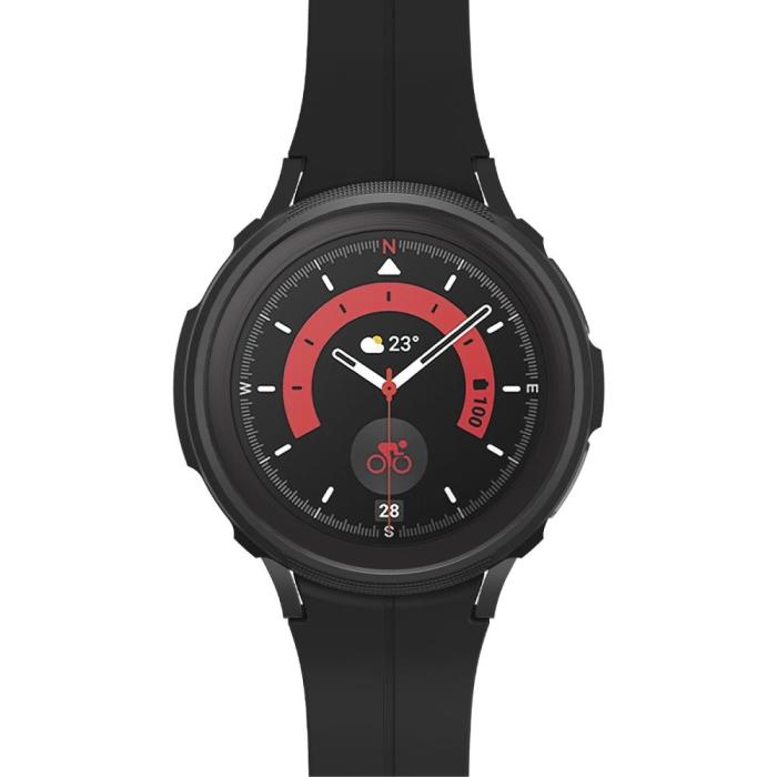 Spigen - Spigen Galaxy Watch 5 Pro (45mm) Skal Liquid Air - Matte Svart