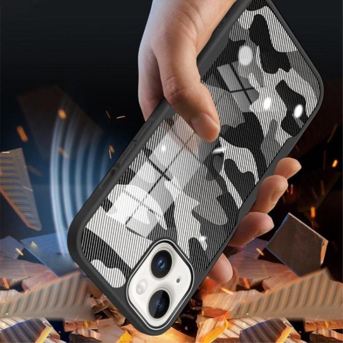Rzants - Rzants iPhone 14 Plus Skal Camouflage - Svart