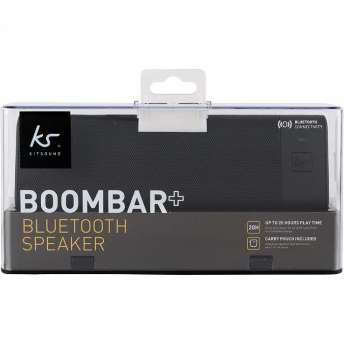 UTGATT5 - KITSOUND Högtalare BoomBar + Bluetooth - Svart