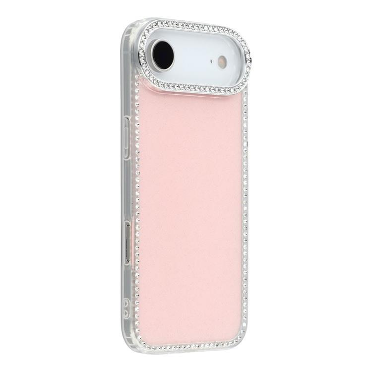 iPhone Air Mobilskal Rhinestone Edge - Glitter Ljusrosa | 2353 | AlltMobil