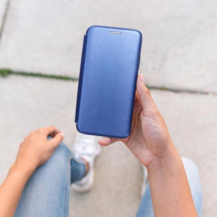 OEM - Galaxy S24 Plånboksfodral Elegance - Blå