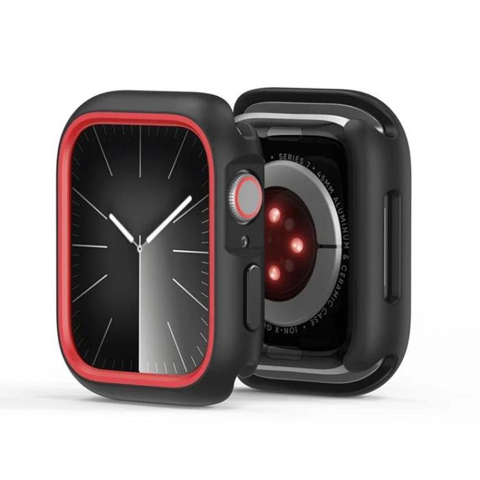 Dux Ducis - Dux Ducis Apple Watch 46mm Series 10 Skal Bamo - Svart/Röd