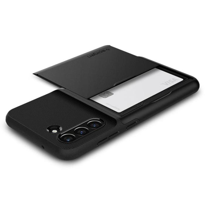 UTGATT1 - Spigen Slim Armor CS Skal Galaxy S21 FE - Svart