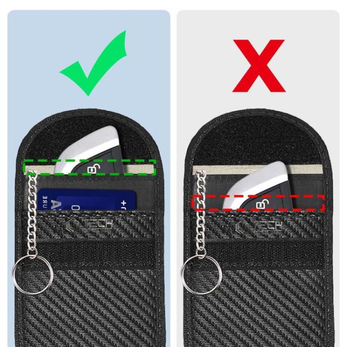Tech-Protect - Tech-Protect Nyckellös RFID Signal Blocker Faraday Skal - Carbon
