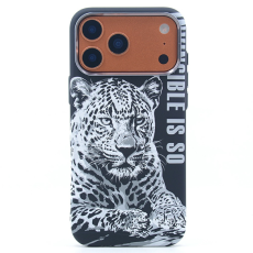 A-One Brand - iPhone 17 Pro Max Mobilskal MagSafe Carbon Fiber - Leopard