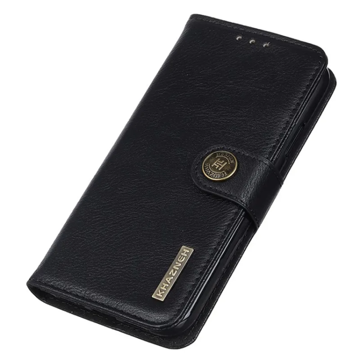 KHAZNEH - KHAZNEH Xiaomi 13 Plånboksfodral Cowhide - Svart