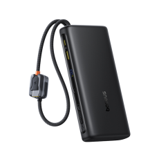 BASEUS - Baseus Powerbank 25000mAh Dual USB-C Kable 145W - Svart