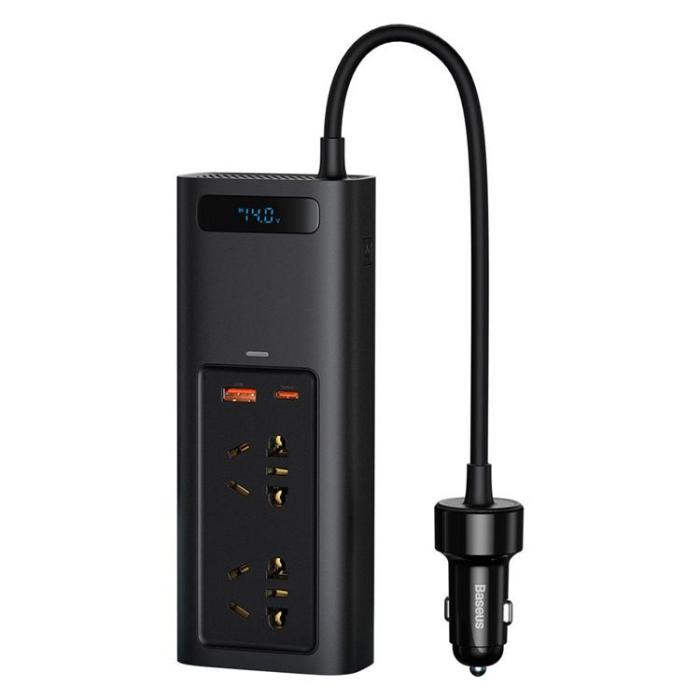 BASEUS - Baseus In-Bil Inverter 150W - Svart